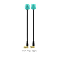 Foxeer 5.8G Lollipop 4 Plus 2.6dBi Omni Antenna 2pcs - Right Angle SMA 150mm RHCP Teal