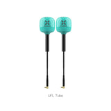 Foxeer 5.8G Lollipop 4 Plus 2.6dBi Omni Antenna 2pcs - Right Angle MMCX 95mm LHCP Teal