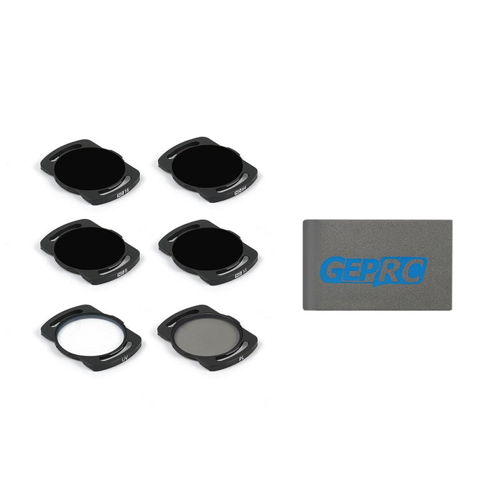 GEPRC DJI O3 Air Unit ND Filter Set - UV/CPL/ND8/ND16/ND32/ND64