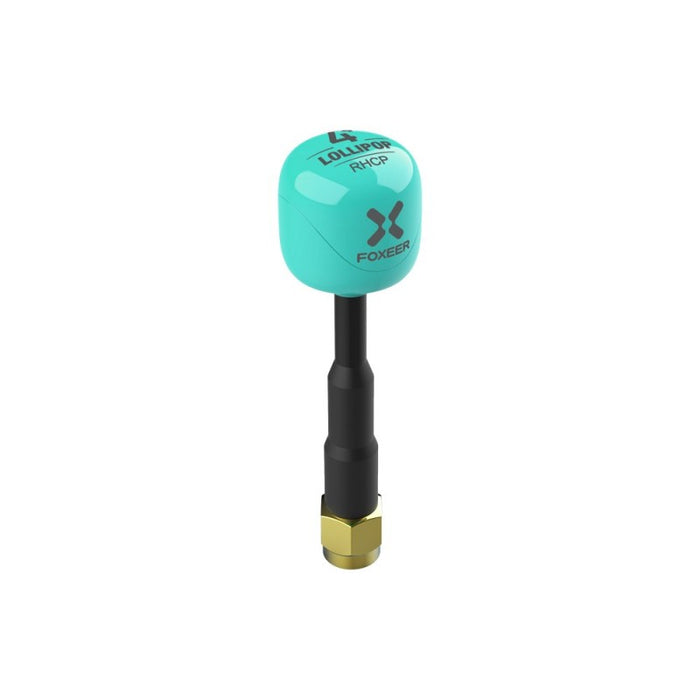 Foxeer 5.8G Lollipop 4 Plus 2.6dBi Omni Antenna 2pcs - SMA 60mm RHCP Teal