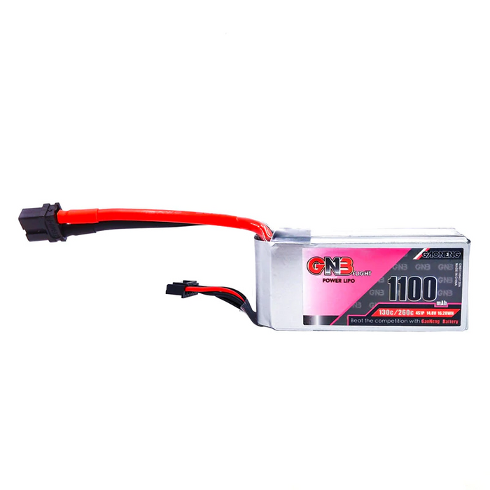 Gaoneng GNB 11.1V 1100MAH 130/260C 3S LIPO BATTERY JST/XT60