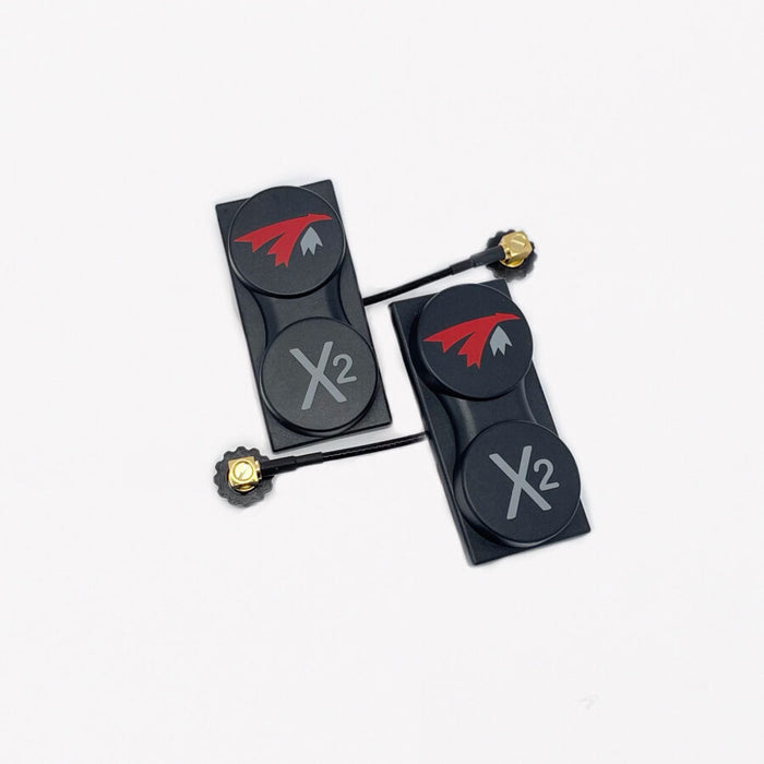 TrueRC X2-AIR MK II 5.8GHz Patch Antenna Pair for HDzero VRX4 - RHCP