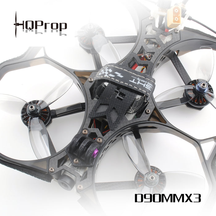 HQProp D90MMX3 for Cinewhoop Grey (2CW+2CCW)-Poly Carbonate