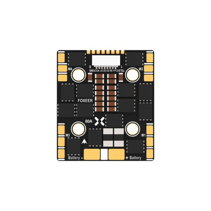 Foxeer Slim Mini Reaper F4 128K 32Bit 60A 3-8S 4in1 ESC - 20x20