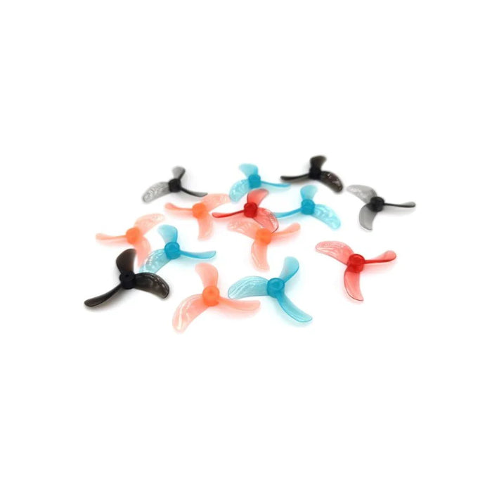 Gemfan 1608-3 40mm Tri-Blade 1.0mm Shaft Propellers - (4CW+4CCW) - Choose Color