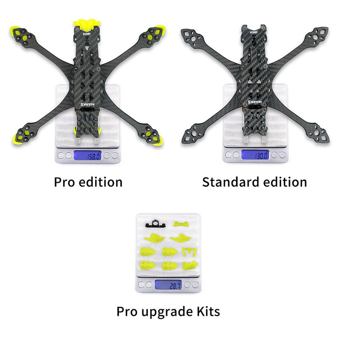 GEPRC GEP-MK5 Pro 5" FPV Drone Frame - Green TPU