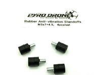 PyroDrone M3x7+4.5  Anti Vibration Standoffs 4pcs. per bag