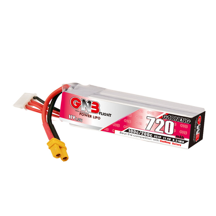 Gaoneng GNB 3S 720MAH 100C HV Li-Po Battery - XT30