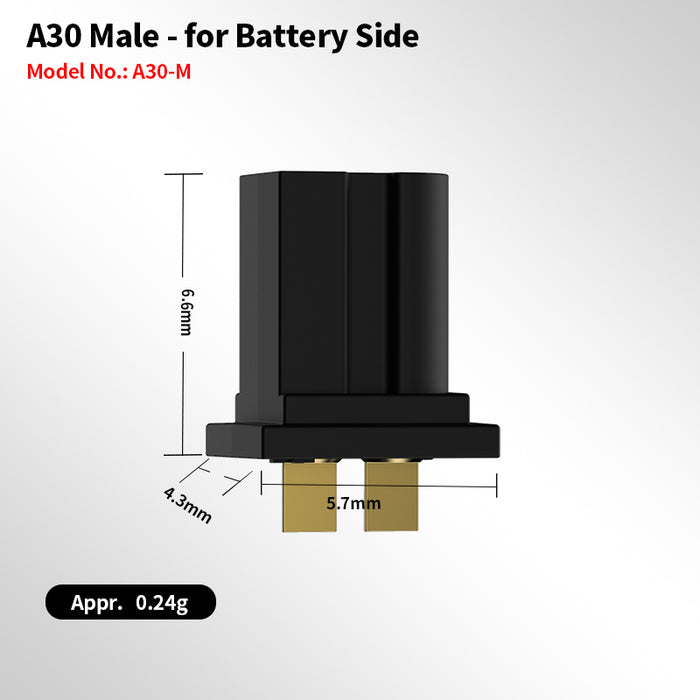 GNB A30 FPV Battery Connector 5 Pack - Choose Version