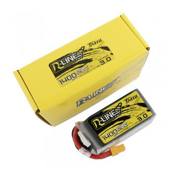 Tattu R-Line Version 3.0 1400mAh 22.2V 120C 6S1P Lipo Battery - XT60