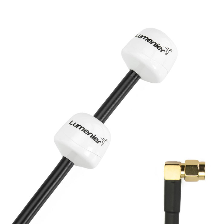 Lumenier Double AXII 2 Long Range Right-Angle 5.8GHz Antenna (LHCP)