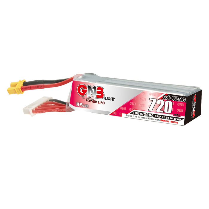 Gaoneng GNB 6S 720MAH 100C HV Li-Po Battery - XT30