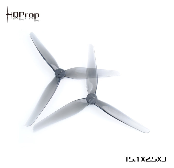 HQ Prop T5.1X2.5X3 Grey (2CW+2CCW)-Poly Carbonate