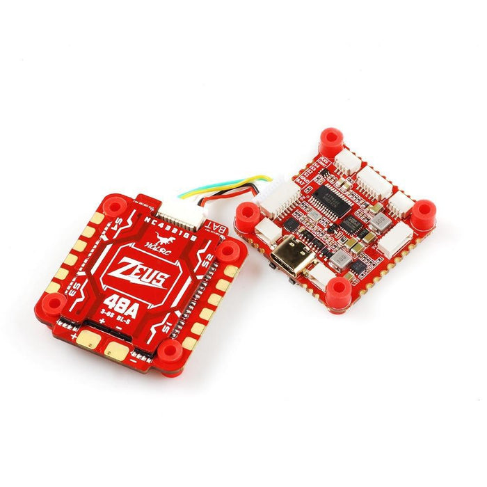 HGLRC Zeus F748 3-6S F722 Stack (Flight Controller + 48A BL_S 4in1 ESC) - 30x30mm