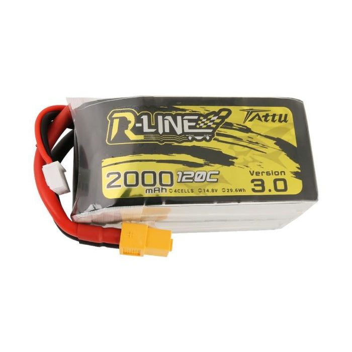 Tattu R-Line Version 3.0 14.8V 4S 2000mAh 120C LiPo Battery - XT60