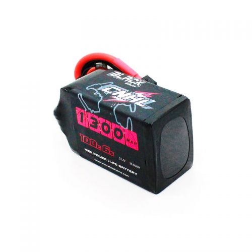 3 Pack - CNHL Black Series 1300MAH 22.2V 6S 100C Lipo Battery - XT60