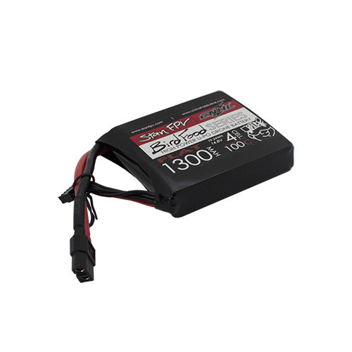 CNHL STAN Black Series 1300mAh 14.8V 4S 100C Lipo Battery - XT60