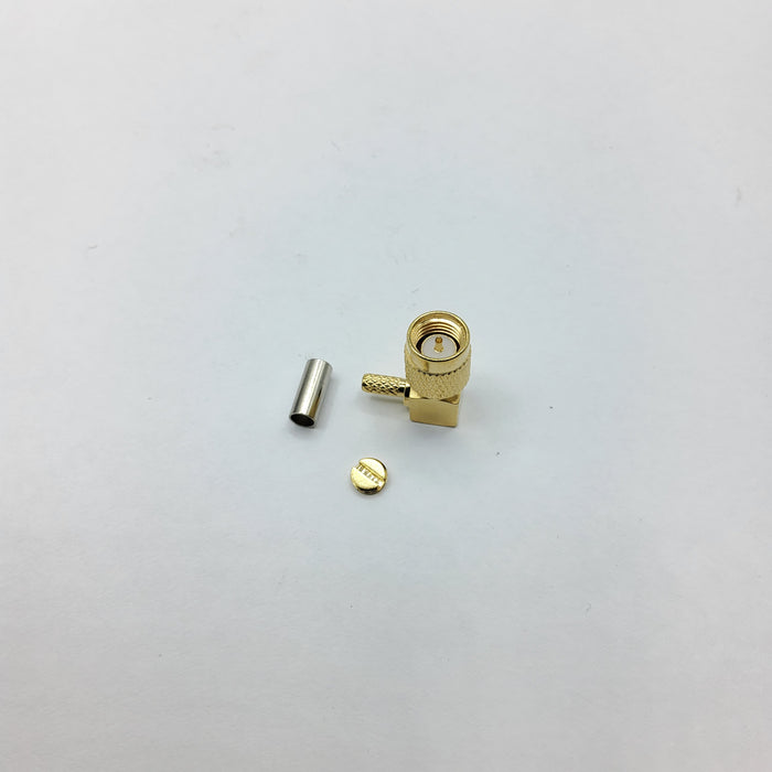 TrueRC SMA Male 90 Degree Connector for DIY RG316 Cable