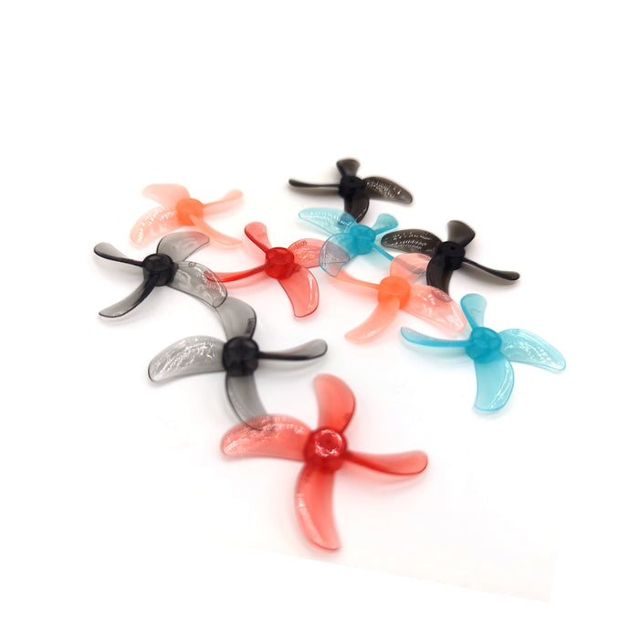 Gemfan 1609-4 40mm Quad-Blade 1.0mm Shaft Propellers - (4CW+4CCW) - Choose Color