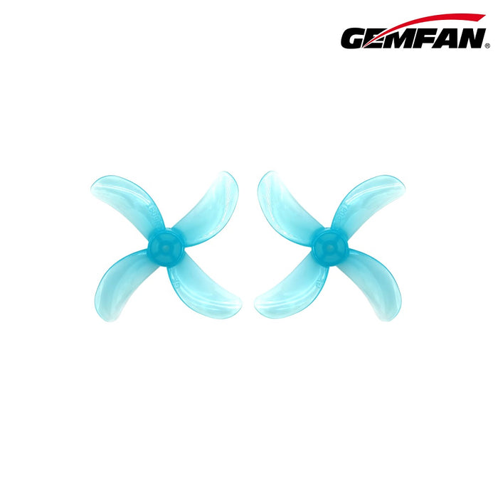 Gemfan 1609-4 40mm Quad-Blade 1.5mm Shaft Propellers - (4CW+4CCW) - Choose Color