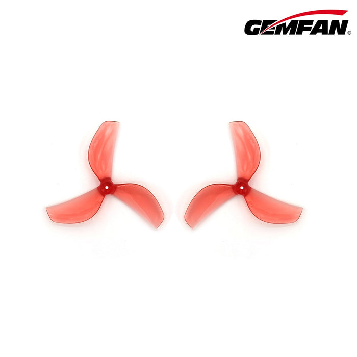 Gemfan 45mm-3 Tri-Blade 1mm Shaft Propellers - (4CW+4CCW) - Choose Color