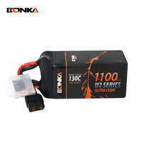 Bonka U2 Ultra Light 1100mAh 6S 22.2V 130C FPV Racing LiPo Battery