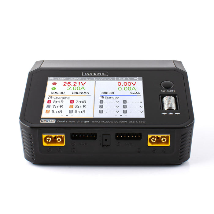 ToolkitRC - M6DAC AC / DC Smart Charger AC 200w / DC 350w x2