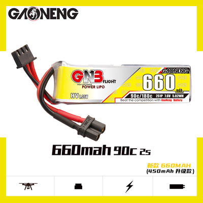Gaoneng GNB 2S 660MAH 90C HV Li-Po Battery - XT30