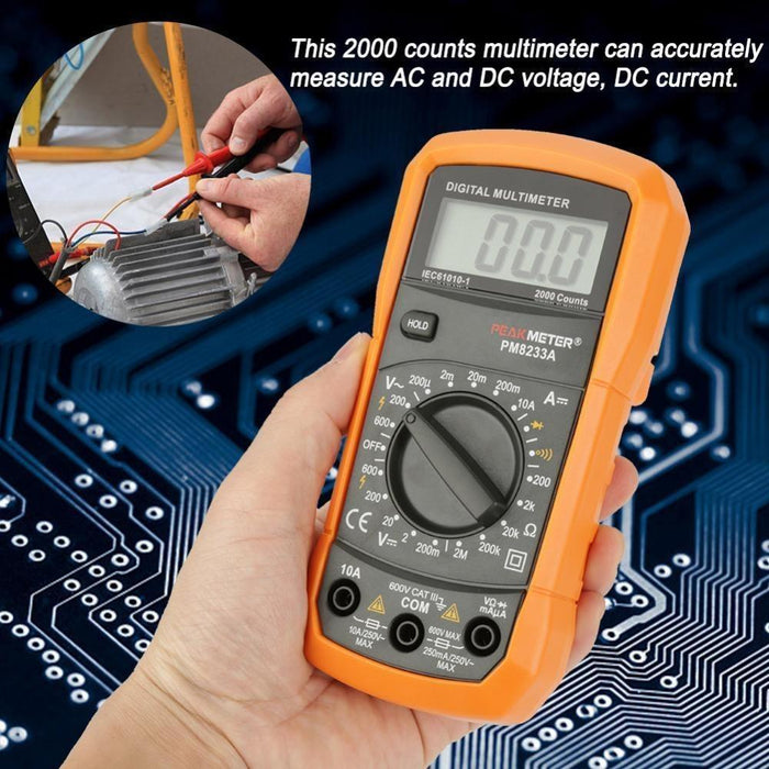 PEAKMETER PM8233A Handheld Digital Multimeter