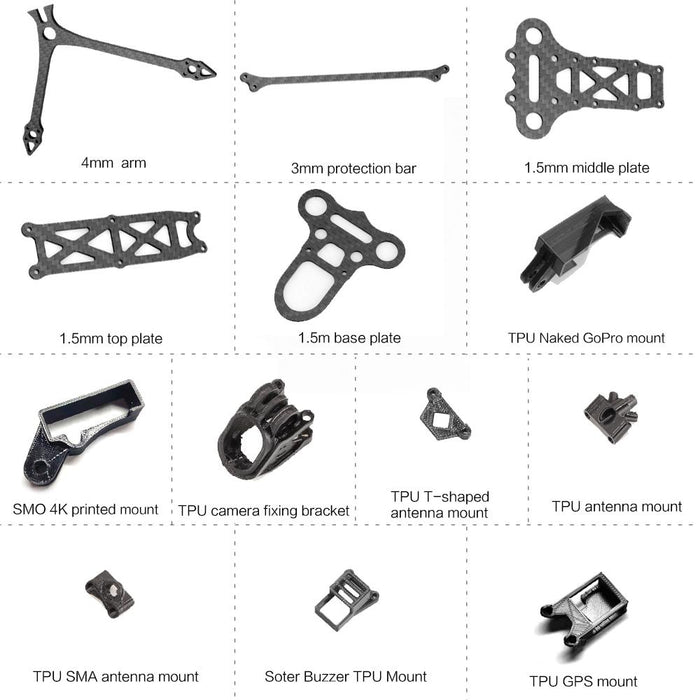 RekonFPV Rekon5 5 Inch Long Range Frame Kit