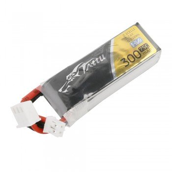 Tattu 300mAh 7.6V 75C 2S1P Lipo Battery Pack with JST-PHR Plug — Pyrodrone