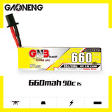 Gaoneng GNB 1S 660MAH 90C HV Li-Po Battery - GNB27 - 6PCS