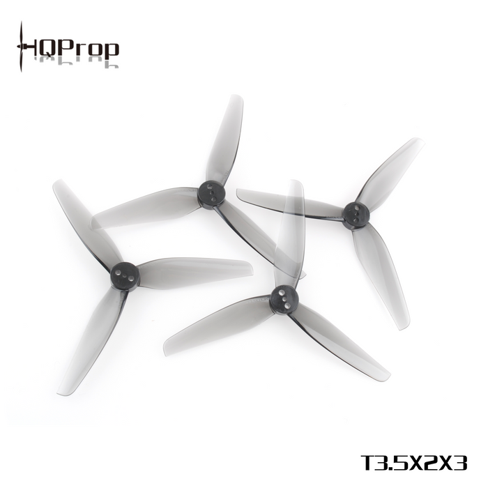 HQProp T3.5X2X3 Grey Poly Carbonate - 2CW+2CCW