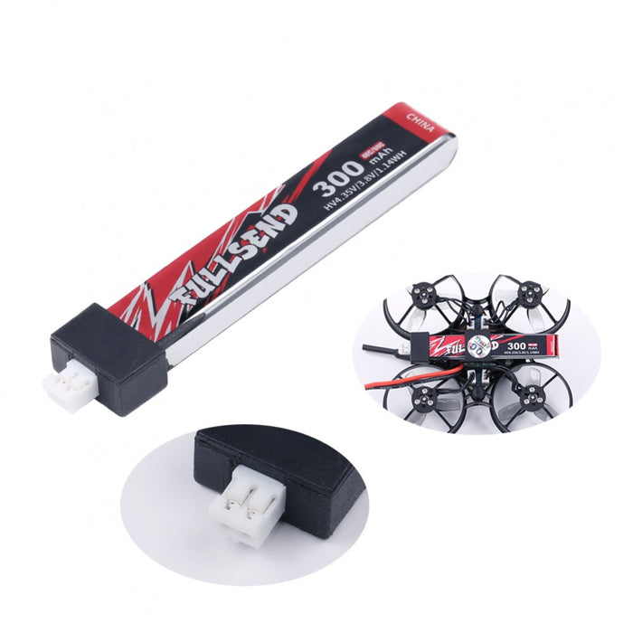 iFlight Fullsend 1S HV 300mAh 40C Lipo Battery-PH2.0 (5pcs/pack)