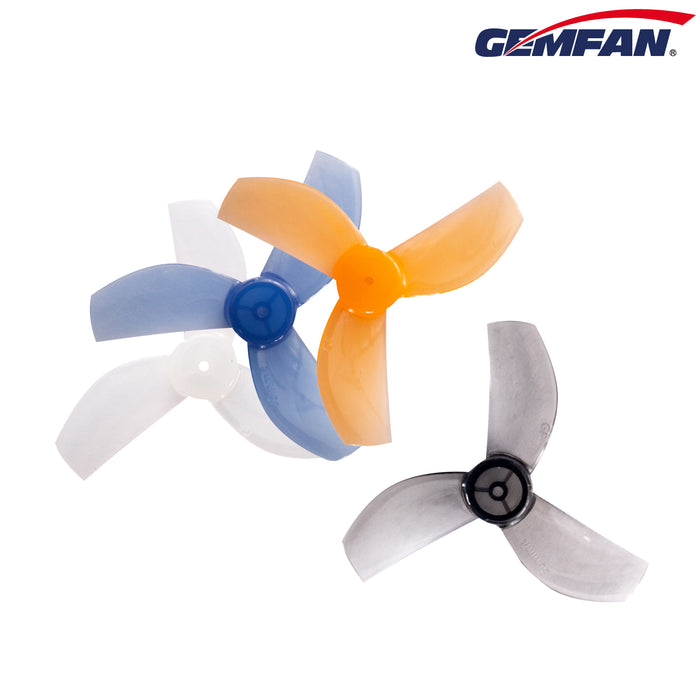 Gemfan 35mm Durable Tri-Blade Propellers 1mm Shaft (4CW+4CCW) - Choose Your Color