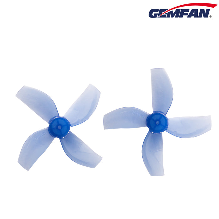 Gemfan 35mm Durable Quad-Blade Propellers 1mm Shaft (4CW+4CCW) - Choose Your Color