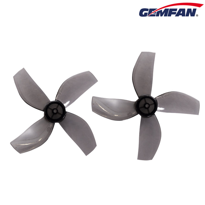 Gemfan 35mm Durable Quad-Blade Propellers 1mm Shaft (4CW+4CCW) - Choose Your Color