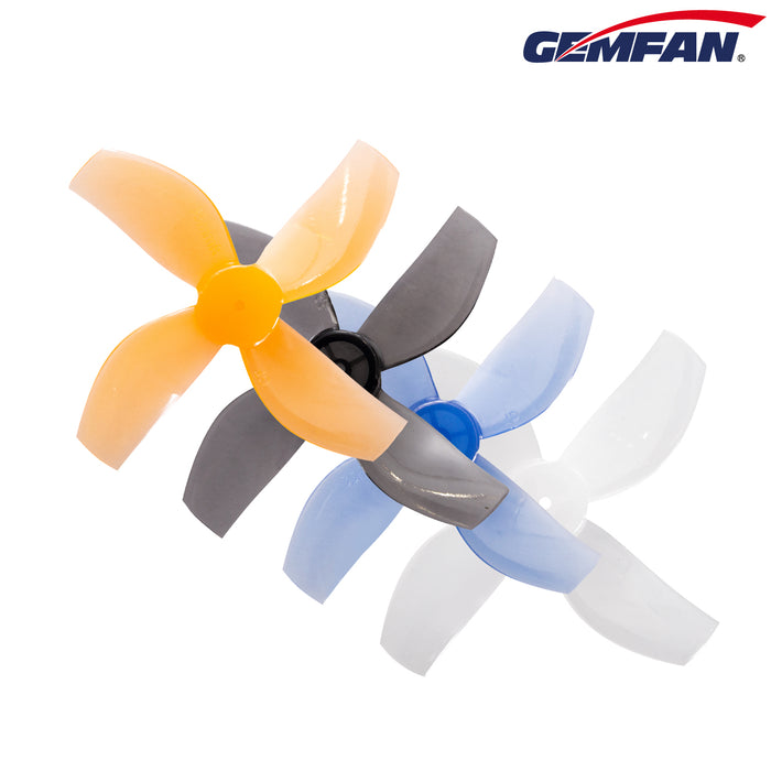 Gemfan 35mm Durable Quad-Blade Propellers 1mm Shaft (4CW+4CCW) - Choose Your Color