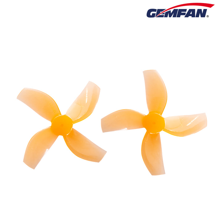 Gemfan 35mm Durable Quad-Blade Propellers 1mm Shaft (4CW+4CCW) - Choose Your Color