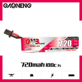Gaoneng GNB 1S 720MAH 100C HV Li-Po Battery - GNB27 - 6PCS