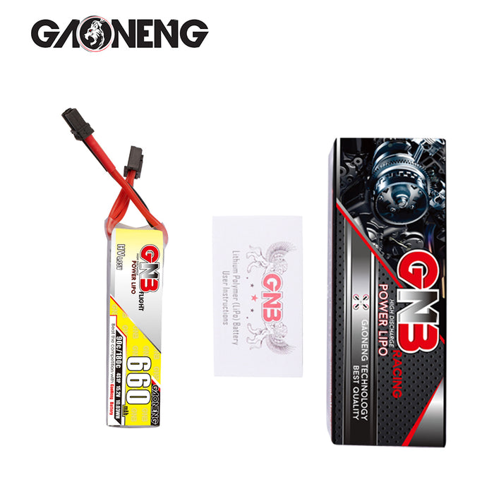 Gaoneng GNB 4S 660MAH 90C HV Li-Po Battery - XT30