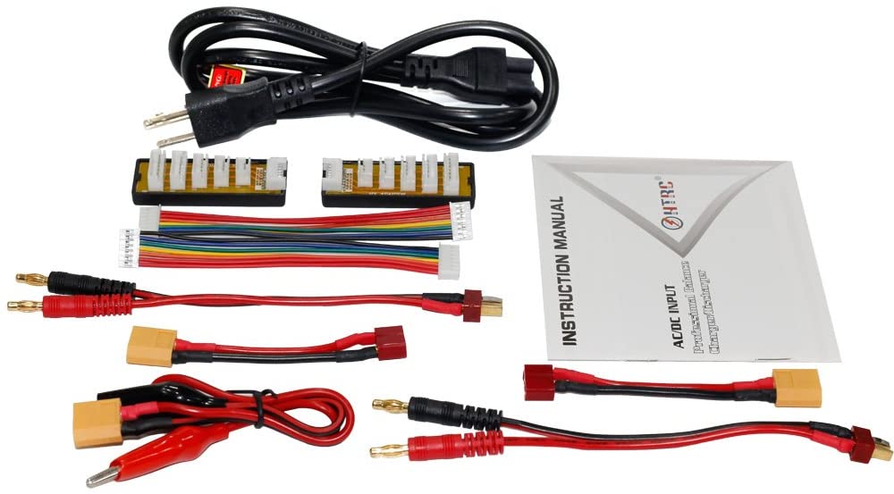 Chargeur LiPo Double T240 Duo - Écran Tactile Couleur 3.2" - Charge/décharge Pour Batteries RC (LiPo, NiMH, Pb) - AC/DC 240W Max - 2
