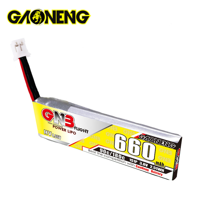 Gaoneng GNB 1S 660MAH 90C HV Li-Po Battery - PH 2.0 Cable