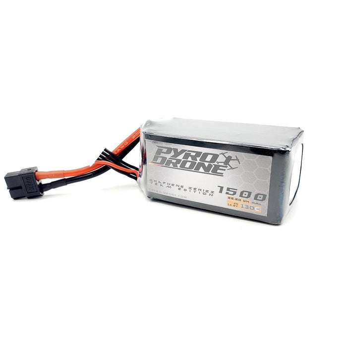 Pyrodrone Graphene 1500mAh 4S 14.8V 130C Race Series - XT60