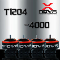 XNova T1204 FPV Racing Series Motor w/ Plug - 4000KV - 4PCS Combo