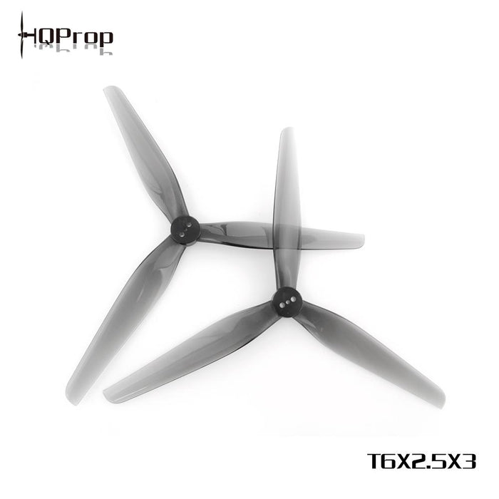 HQ Prop T6X2.5X3 Tri-Blade 6" Prop Grey - (2CW+2CCW)