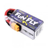Tattu FunFly 14.8V 4S 1300mAh 100C LiPo Battery - XT60