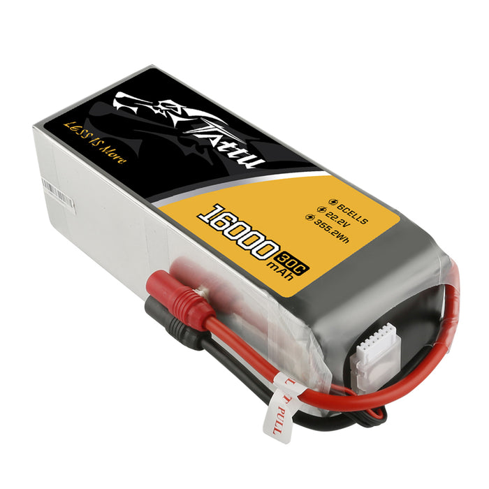 Tattu 16000mAh 30C 22.2V 6S1P Long Range/Cinelifter Lipo Battery - AS150