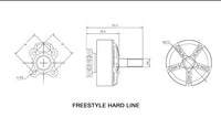 XNOVA 2207 Freestyle Hard Line Motor - 2600KV