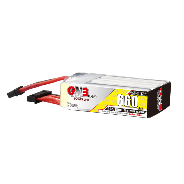 Gaoneng GNB 6S 660MAH 90C HV Li-Po Battery - XT30